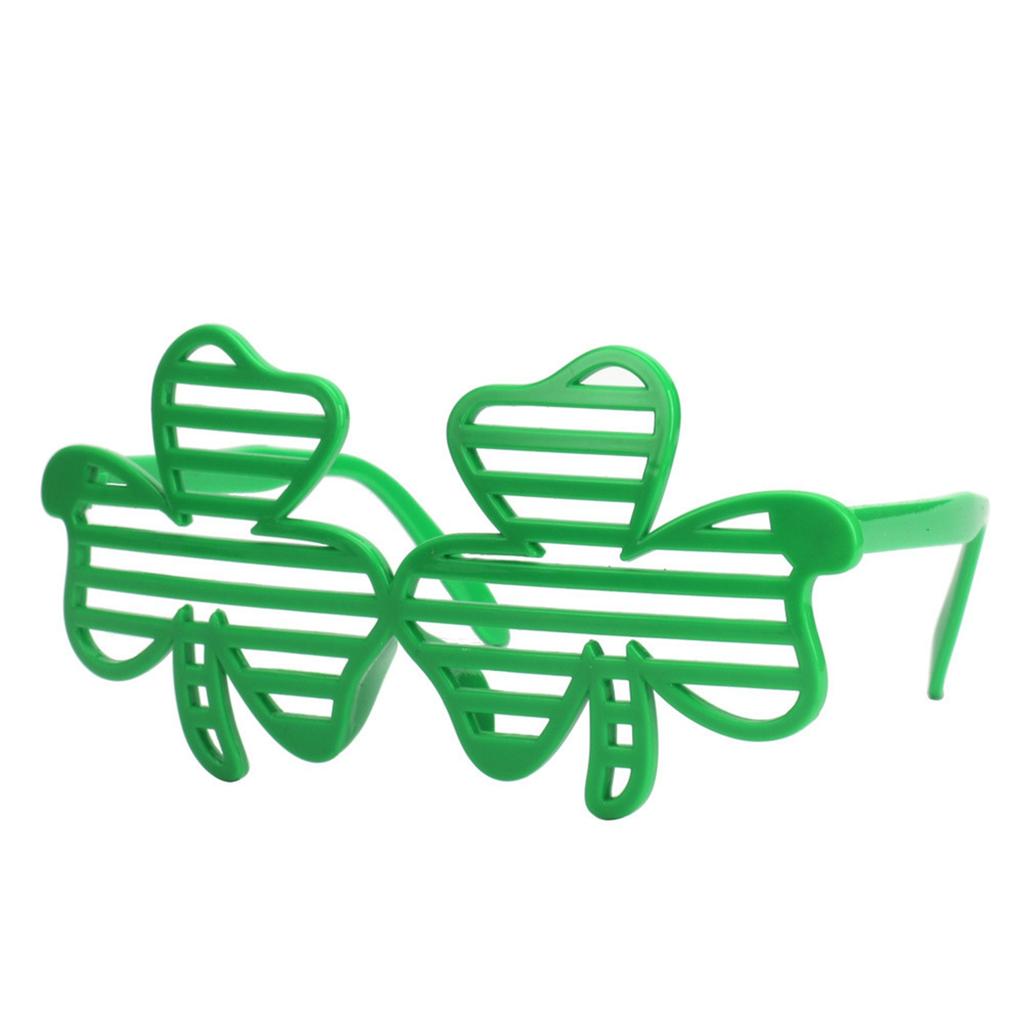 St. Patrick's Day Glasses Non-woven Cap Plastic Green Powder Glasses Irish Festival Glasses.