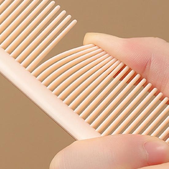 Peigne à Cheveux avec Manche Long Ergonomique Antistatique Hommes Femmes Dents Fines Peigne Court Long Épais Bouclés Cheveux Humides Secs Coiffage Démêlage Peigne
