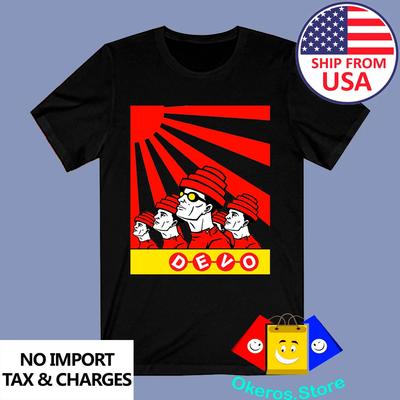 Devo Men's Black Size S To 3XL