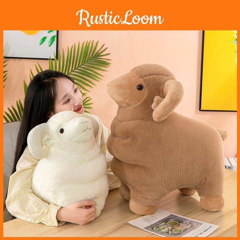 Koza Kreativní Simulace Plyšová Hračka Děti Zvíře Roztomilá Domácí Dekorace Dárek Panenka