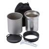 SOTO Cooker Mug 6-Piece Set, Lightweight, Compact, for Solo/Duo Hiking, Trekking, Camping, Outdoor, Thermostack SOD-520