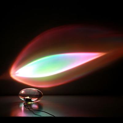 LED Crystal Table Lamp 5W Eye Of The Sky Egg-shaped Sunset Projector Lamp USB Charging LED Bedside Night Light For Home Bedroom