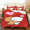 Kawaii Bubu Dudu Bedding Set Cute Bears Kawaii Duvet Cover for Boy Girl 3D Printing Anime Bubu Quilt Cover King Twin Double741