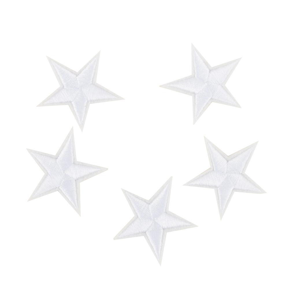 Accessories 10pcs/lot Star DIY Bag Badge Sew Iron on Clothing Patches Applique