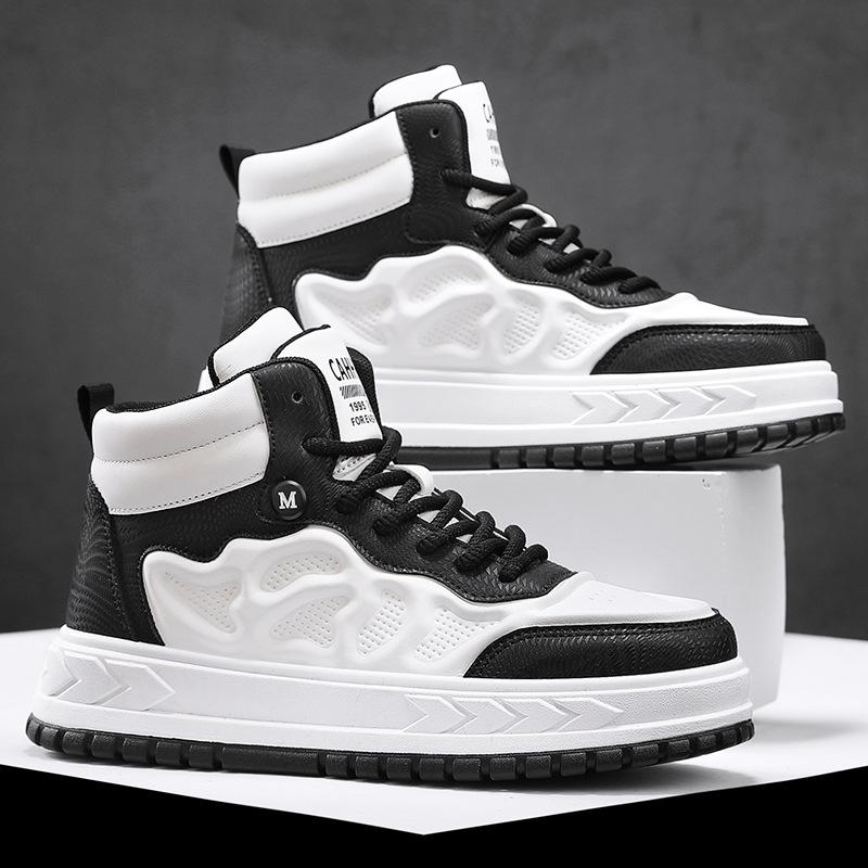 

Men S Shoes Autumn And Winter Trend Sports And Leisure Men S High-Top Board Shoes Thick-Soled Wear-Resistant Men S Shoes 44
