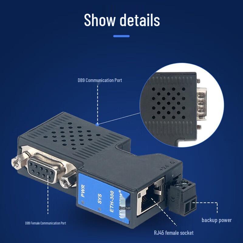 AIMOXUN DB9 Serial to Ethernet Converter Module