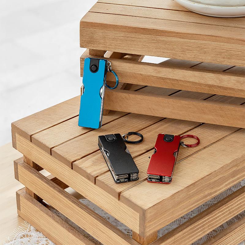 Popular Mini Multifunction Nail Beauty Tool: Folding Knife with LED, Scissors, and Clippers