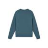 FILA Official Mens Pullover Sweatshirt 2023 Autumn Simple Sports Fitness Crew Neck Long Sleeve Knit Top Men tops Tea-Blue A11M331204F-DB