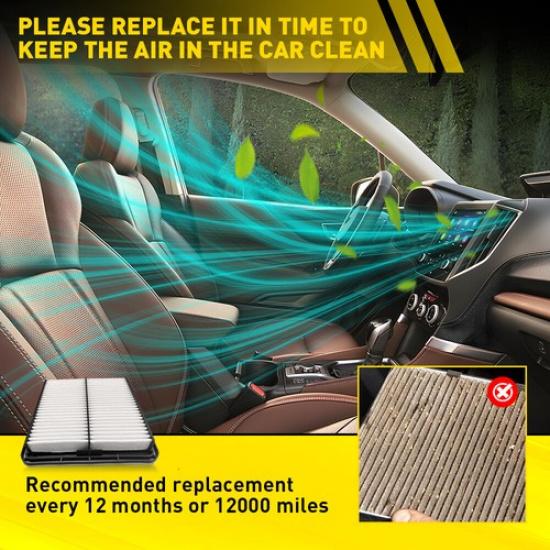 Engine&Cabin Air Filter Combo For Subaru Impreza 2008-2016 WRX 2012- AF5592