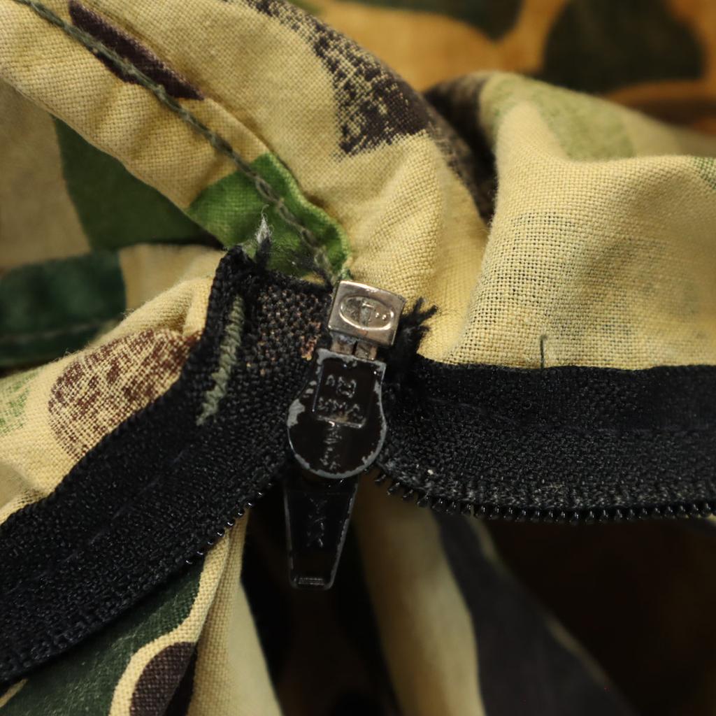 SAFTBAK 70s Vintage Camouflage Pattern Hunting Best Khaki Camouflage Men's Used