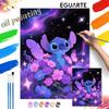 Stitch Oil Painting Hand Painting Art Kit Coloring Painting Handmade Diy Home Decoration Gift