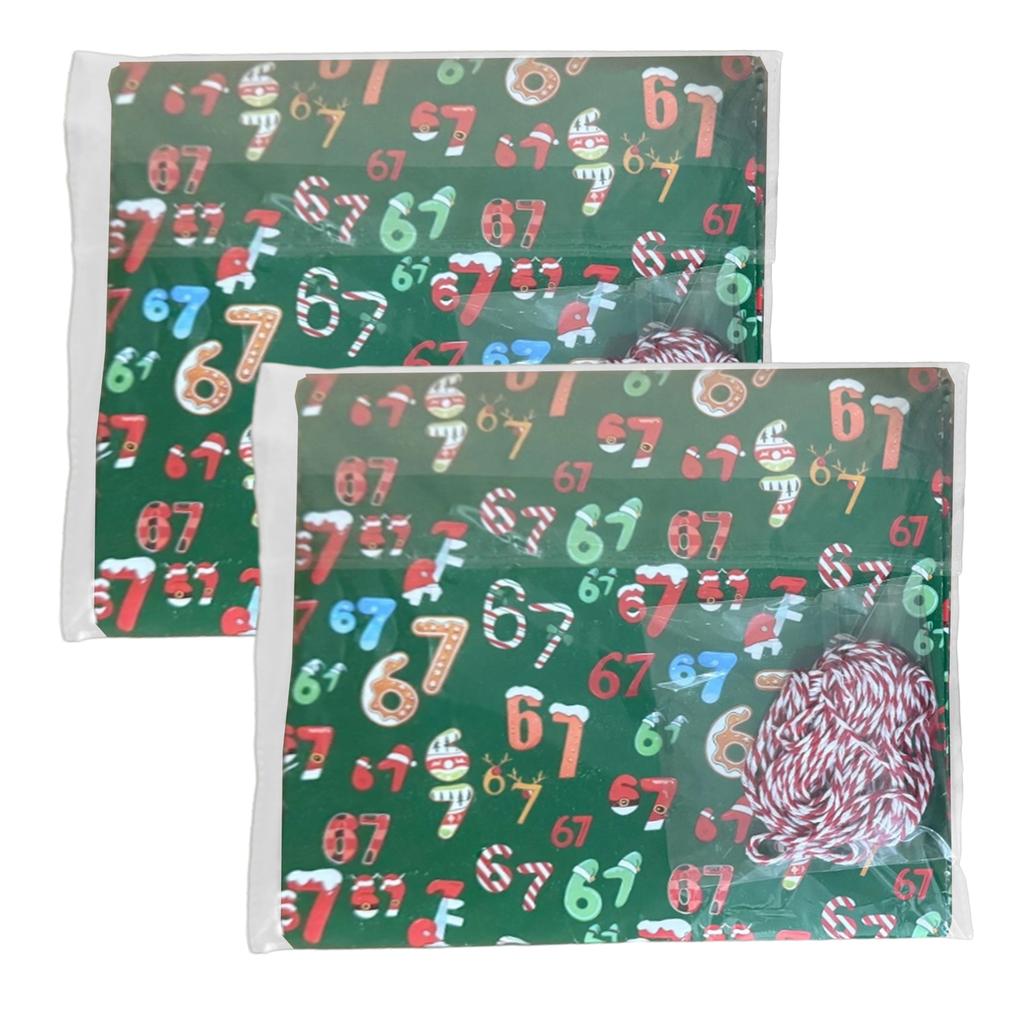 67 Patterns Christmas Wrapping Paper Roll, Wide Festive Gift Wrap for Holiday Presents, Kids Birthday, Wedding, Party, Office
