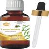 Levenmooi Citroenverbena (Aloysia citrodora) Pure & Natural etherische olie van therapeutische kwaliteit in een glazen pot.