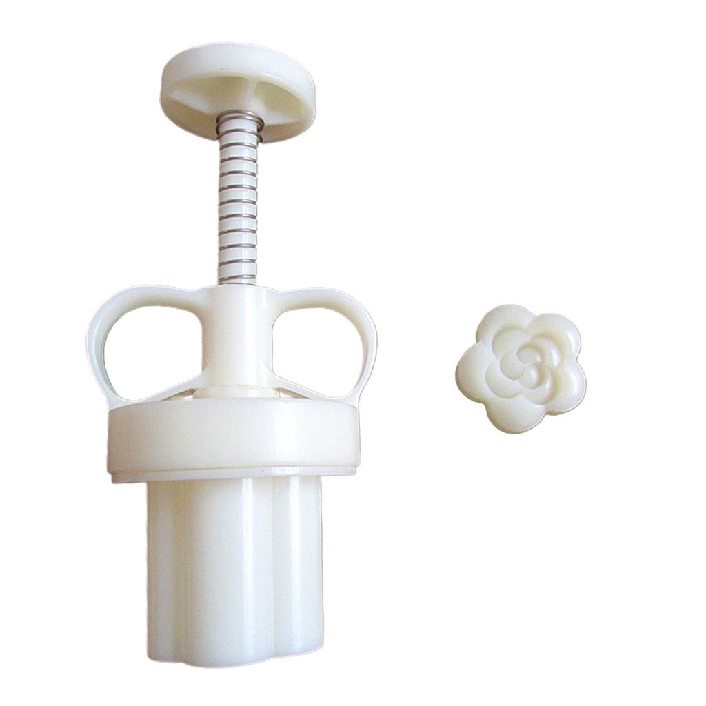 Hand-Pressure Moon Cake Mold Flower Shape Cookie Stamps Moon Cake Makers MidAutumn Festival DIY Cookie Pastry Tool