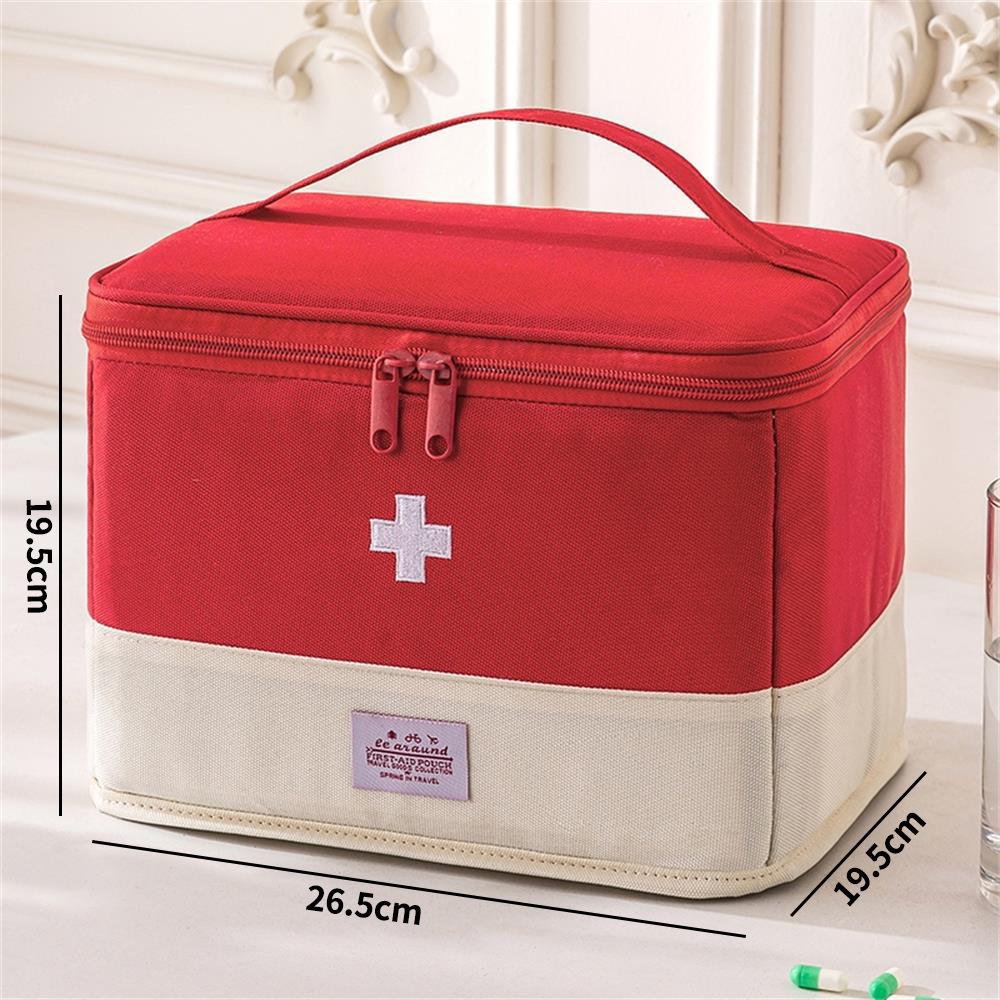 Travel Supplies First Aid Kit Organizer Portable Medicine Bag Cute Medical Emergency Pouch Household Medicine Pill Storage Bag