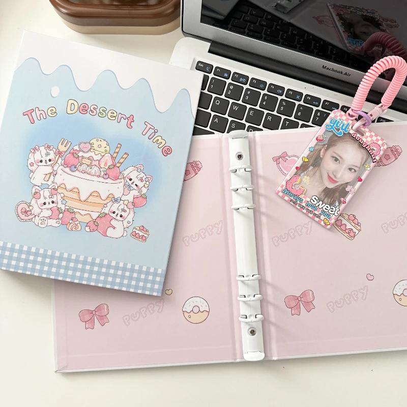 Kawaii Bunny Rabbit Photo Album A5 Photo Card Binder Cute Collection Book 3 Inch Kpop Idol Card 160 Pockets New 2025 Wholesales