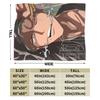 One Roronoa Zoro P-Pieces Blankets  Picnic Flannel Throw Blanket For Living Room Warm Custom DIY Quality Bedspread