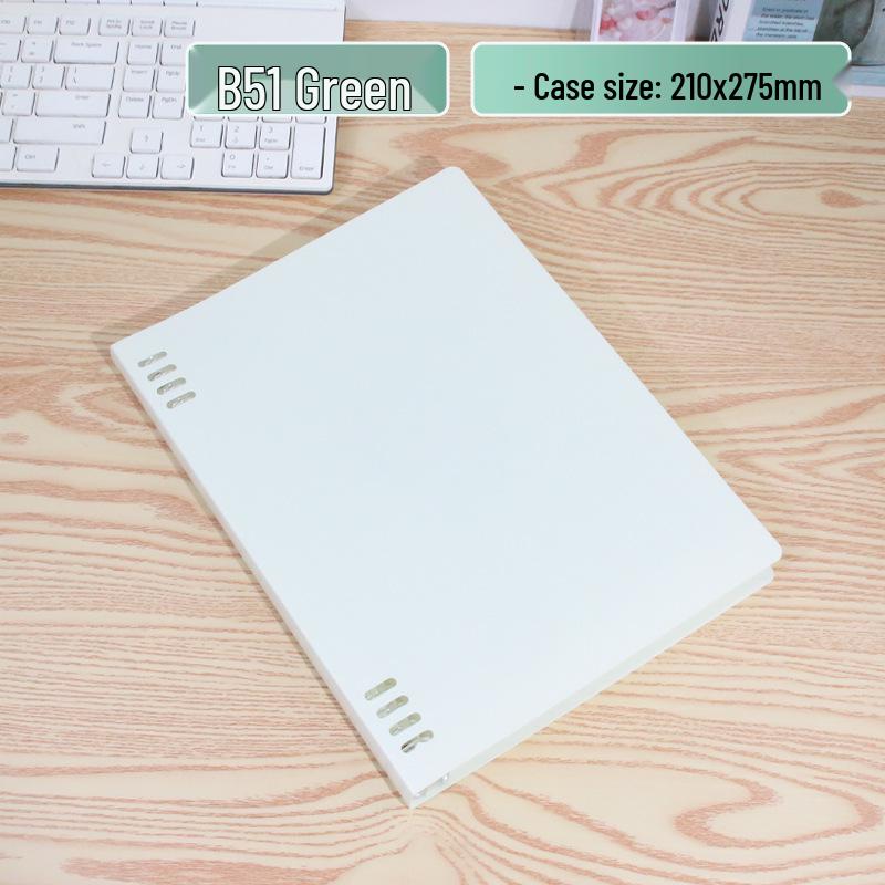 Gradient Non-Scratch Loose-Leaf Push-Pull Binder - B5/A5 Coil Notebook