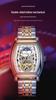 Orologio Automatico Tourbillon da Uomo Durenwei - Forma a Barile, Design Cielo Stellato Giorno/Notte