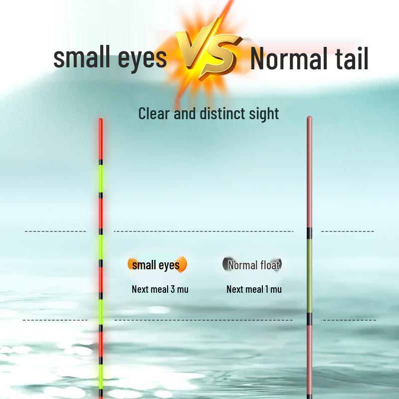 Durable, Water-Resistant Fishing Float for Carp: Universal Soft Tail for Small Rock Fishing Rods