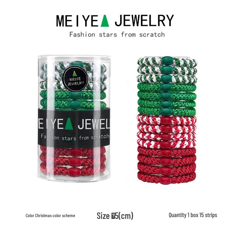 High Elasticity Christmas Ponytail Hair Tie for Women