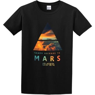 30 Seconds to Mars Styl Popkulturowy aldult Kreatywność Dopasowanie Koszulka Czarna