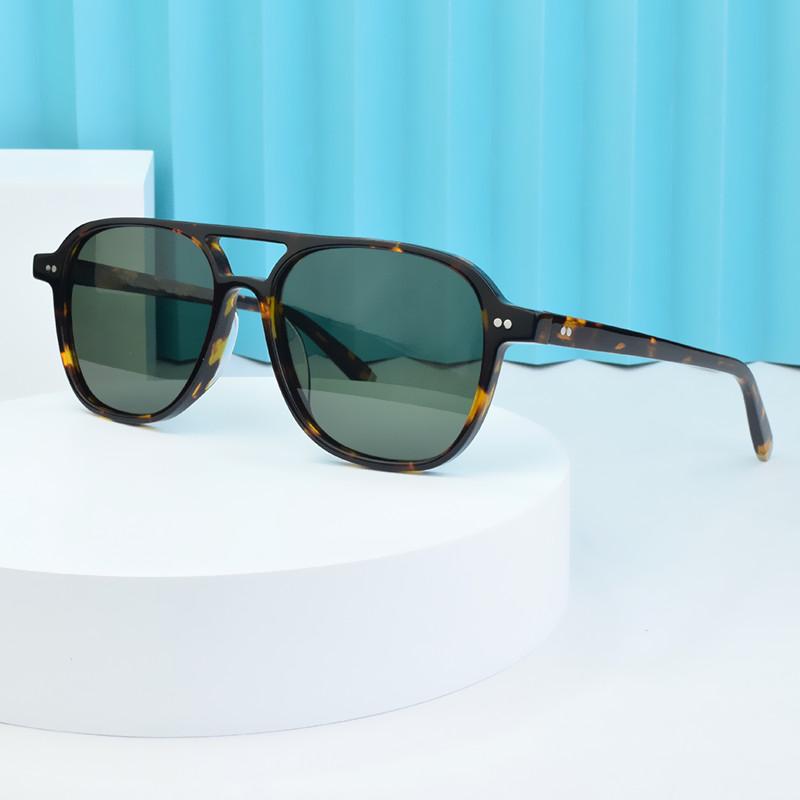 Luxury Brand Vintage Polarized Sunglasses Men Women  Retro Sunglass Driving Sun Glasses Fashion UV400 Female Acetate