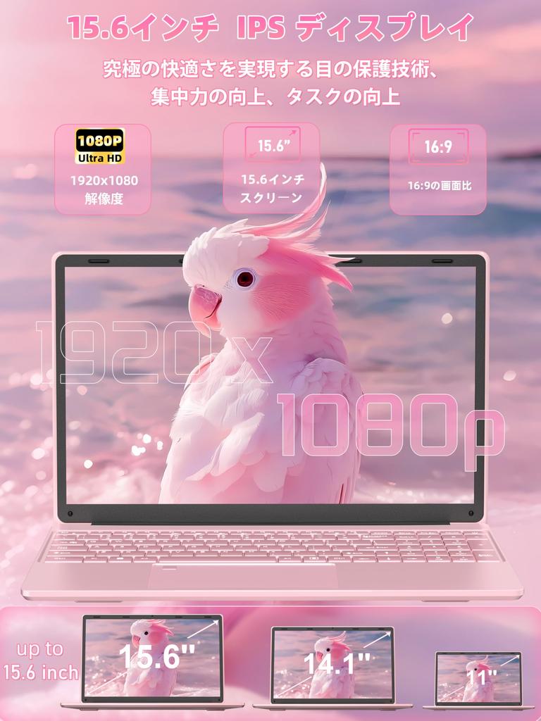 Laptop Office LCD IPS DDR4 512GB Laptop 11th Generation CPU N5095 Japanese Keyboard Film Included Laptop [MS 2019] [Win 11Pro] 15.6-inch 19201080