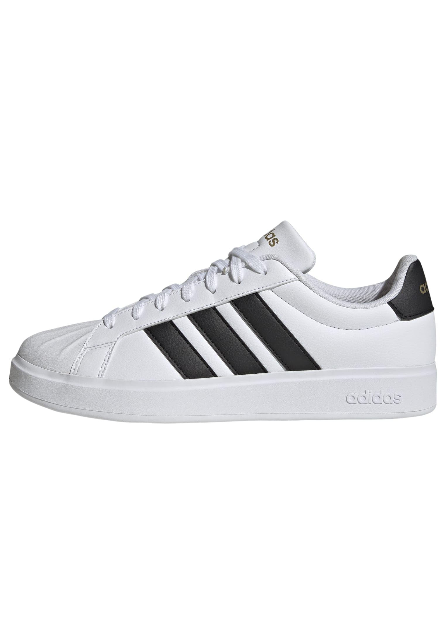 

Adidas STREETTALK unisex size in metallic size sneakers, OOC27, white/core black/gold (JP8275), 26.5 cm.