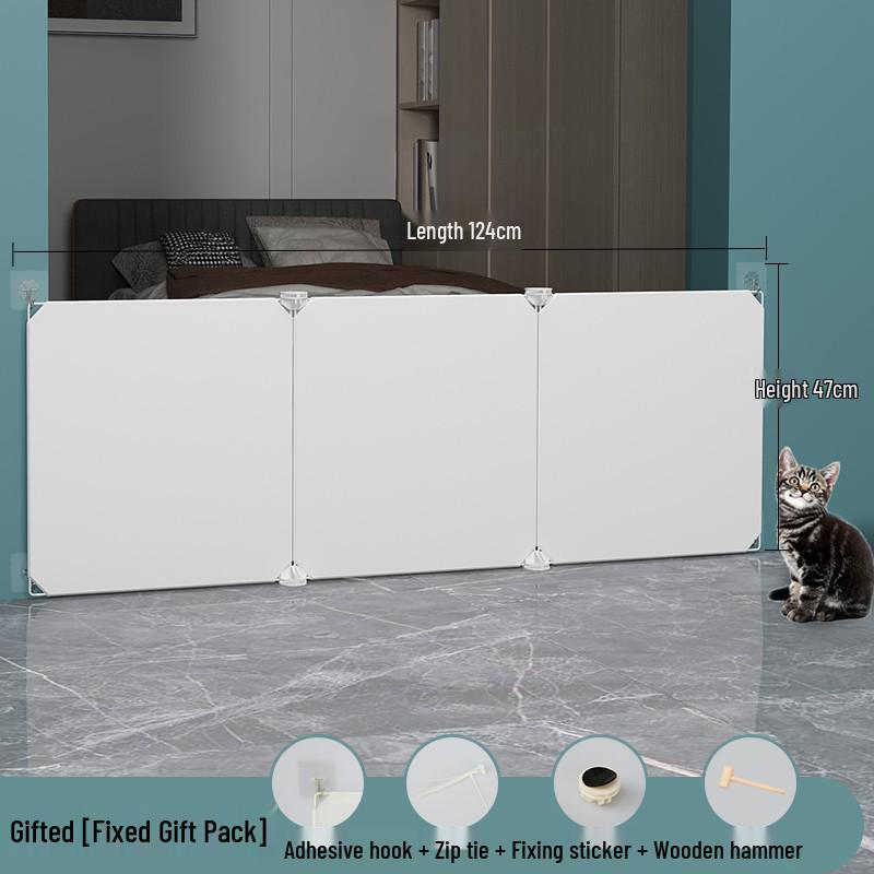 Indoor Pet Barrier: Dog & Cat Net Rail for Doorways and Balconies