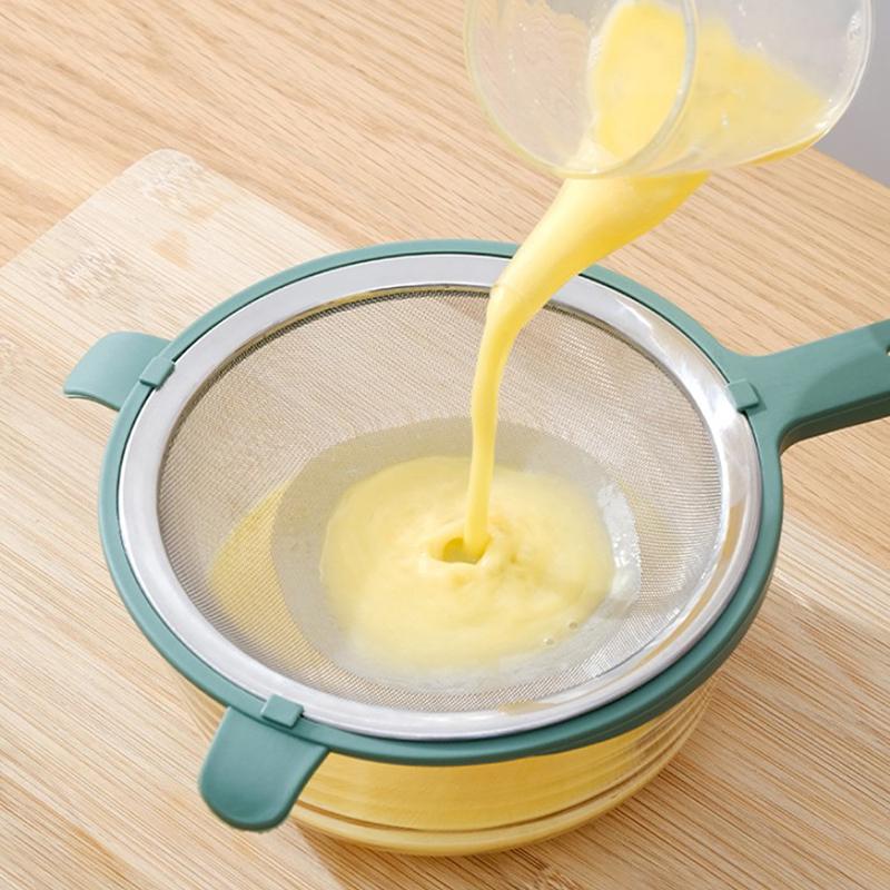 Wire Sieve Fine Mesh Oil Strainer Flour Sifter Sieve Colanders Kitchen Tools