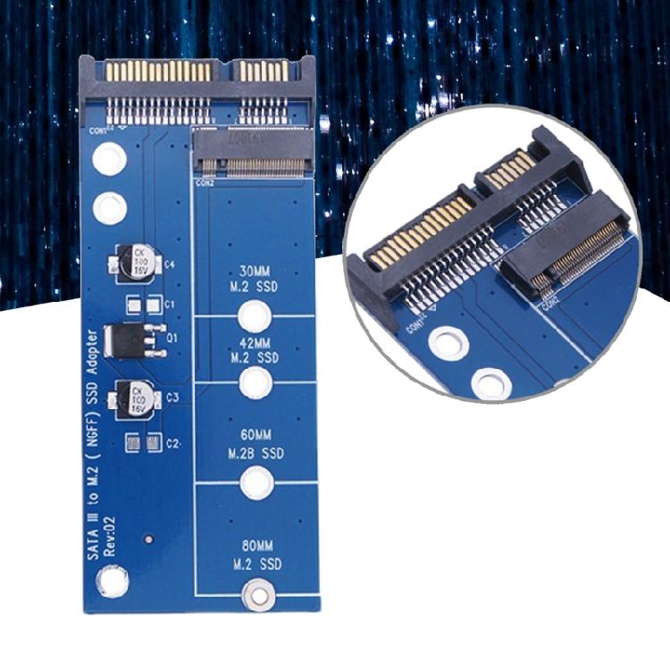 NGFF SSD zu SATA3 Gehäuse Adapter Konverter Gehäuse NGFF zu SATA3 III Adapter für PC Desktop 2230/2242/2260/2280