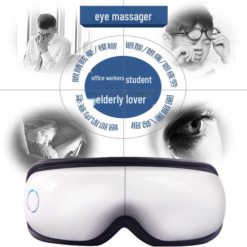 Dis Smart Eye Massager with Heat and Air Compression