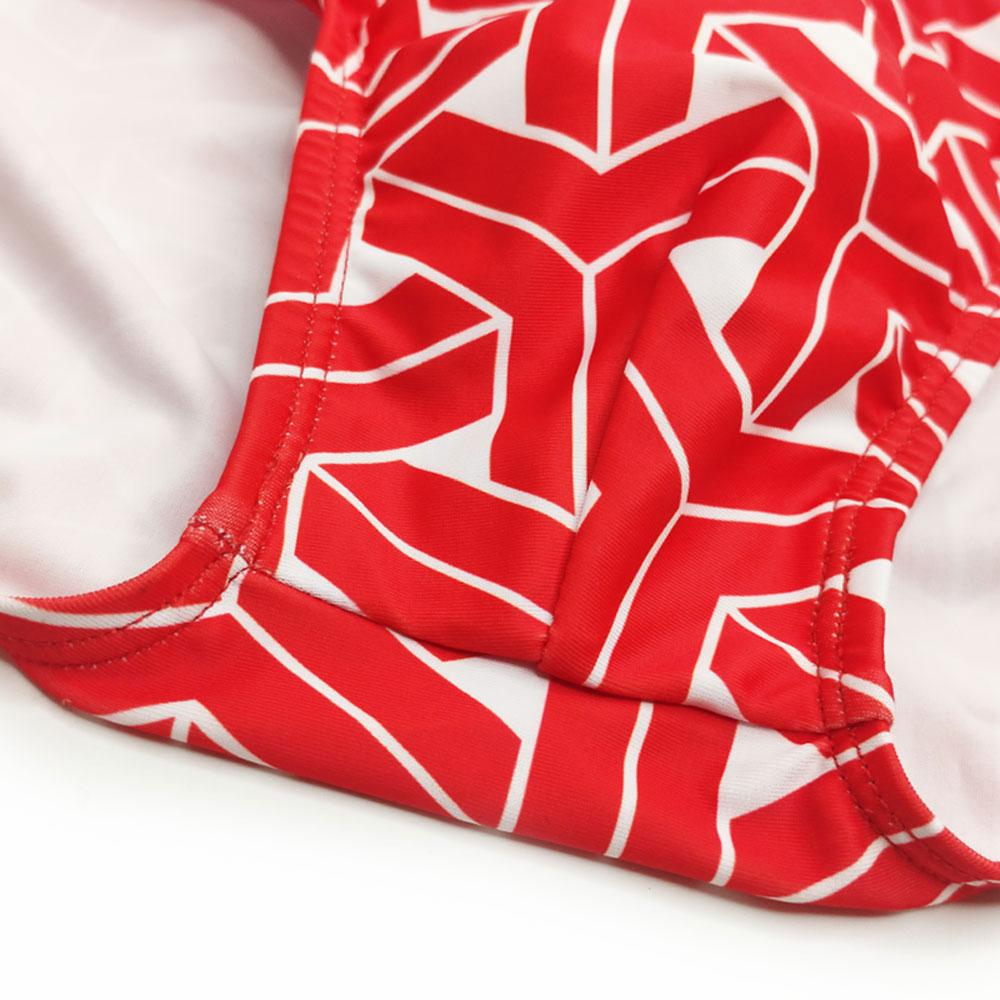 Men Swim Briefs Trunks Color Blocking Fashion Print Tight Fit Sexy Swimwear Beach Wear Tanning Surfing GYM