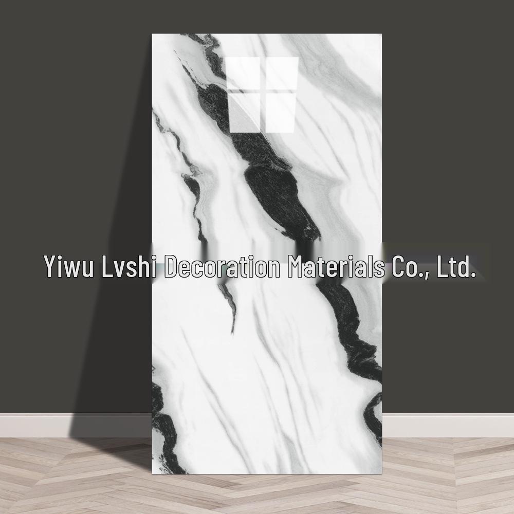Self-Adhesive Marble Tile Wall Stickers, Aluminum Plastic Panels for Living Room Decoration