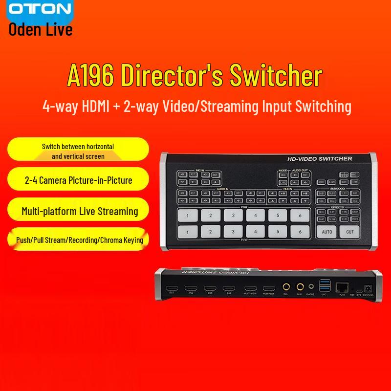Oton A19 6-Channel Live Production Video Switcher