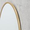 Fuji Boeki Wall-Mounted Mirror, Aluminum Frame, 45cm Diameter, Round, Gold, 41407