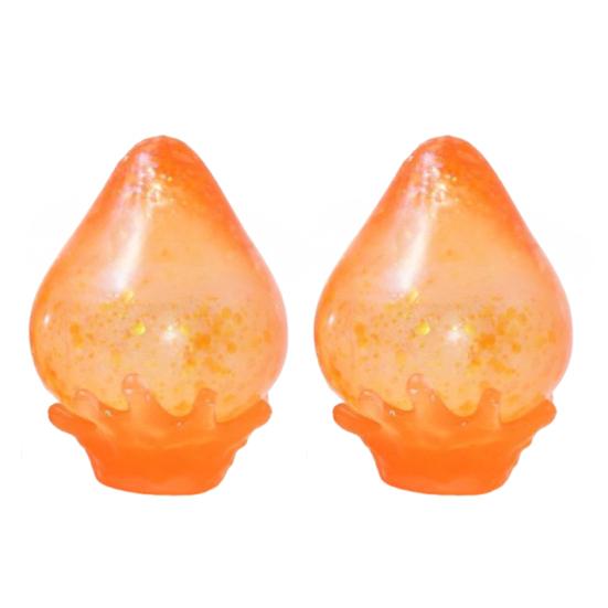 

2Pcs Water Drop Stress Relief Toy Anxiety Reduction Clear Waterdrop Sensory Pinch Fidget Toy Portable Decompression Stress Ball C