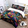 Colorful Floral Bird Art Set Multiple Sizes Kid'S And Adults' Bedroom Exquisite 3Pc Bedding Set, Gift