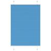 Blue Pleated Blind 85X100 Cm Fabric Width 84.4 Cm