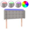 VidaXL LED Headboard Bedroom Furniture Single Bed Accessory Headboard Interior Light Grey 3123652
