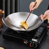 Stainless Steel Wok with Two Handles Multi Functional Wokes Pans  Rust and Scratch Resistant Wokes Pans Kitchens Accessories