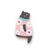 Kitchen Cleaning Dishwashing Sponge Sitting Cat Cute Cartoon Dishwashing Scouring Cloth Sponge Wipe