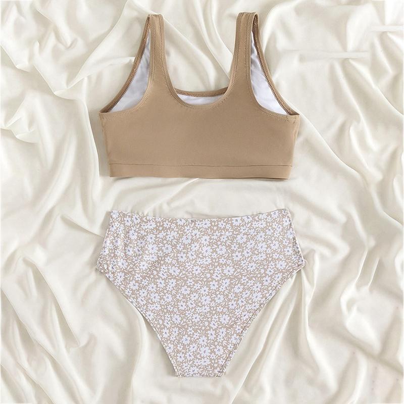 Children's Tankini Kids Swimsuit Girls' Bikini Beach Swimwear Two-piece Set