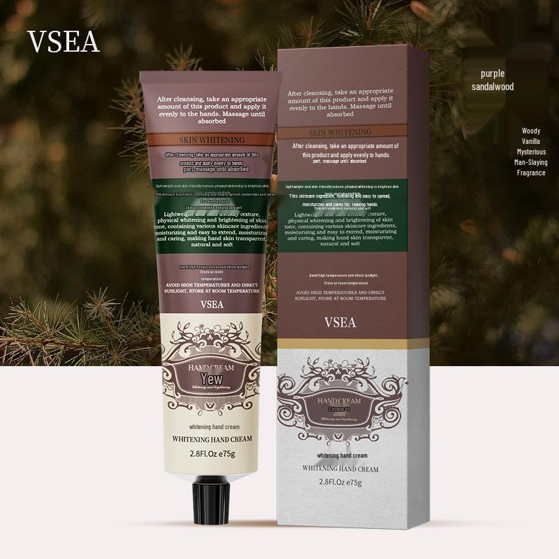 75g Hand Cream for Whitening & Moisturizing, Long-lasting Hydration, Autumn/Winter High-Value Gift Box Souvenir.