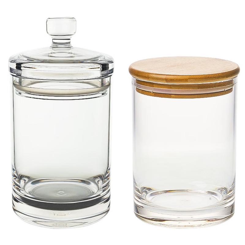 PC Transparent Straight Storage Canister
