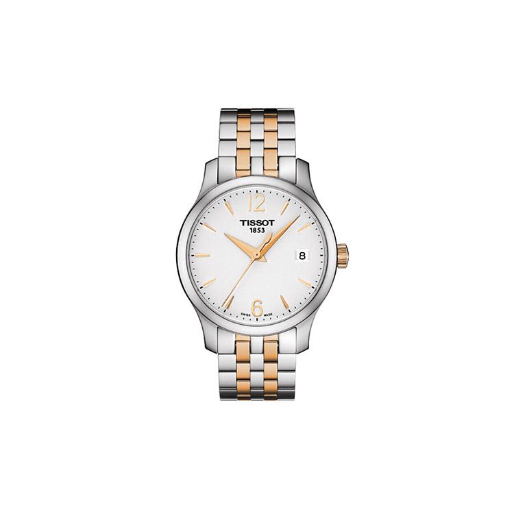 TISSOT Women s Junya Collection Watch T063.210.22.037.01 White Dial Steel Band
