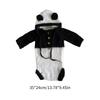Baby Photography Props Suit Infant Panda Bonnet Long Sleeve Romper Newborn Photo Bodysuit SkinFriendly Baby Photo Outfit
