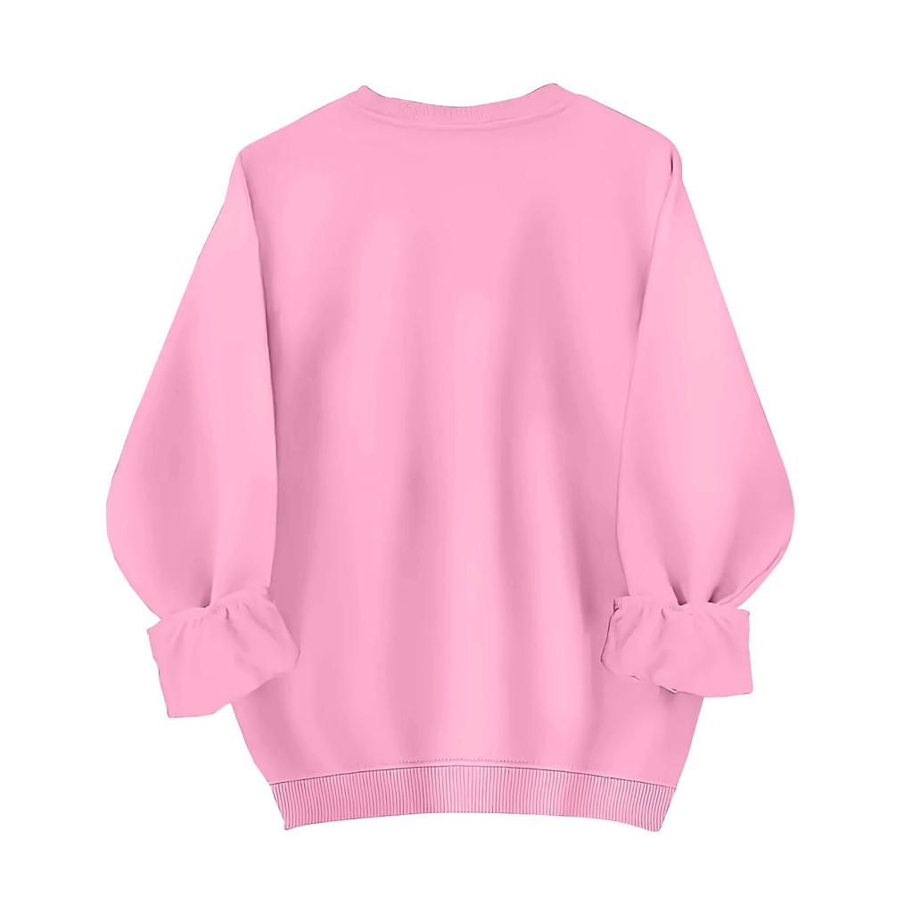 Women's Casual Fashion  Print Long Sleeve O-Neck Sweatshirts Pullover Top