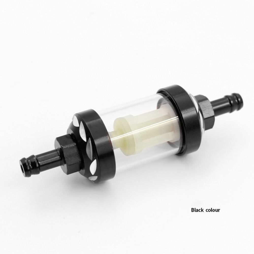 

Топливный фильтр MTG-6599 мотоцикла из алюминиевого сплава 8 мм, съемный для очистки мотоцикла чёрный